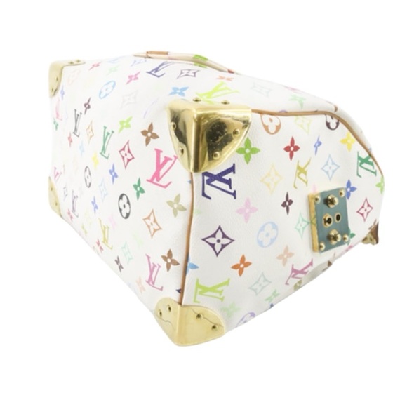 ✨🛍️ Louis Vuitton White Takashi Murakami Multicolor Speedy 30 Handbag - Picture 6 of 7